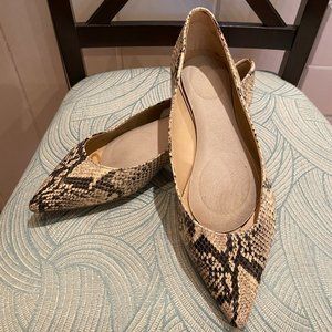 Snake Skin Sam Edelman Flats